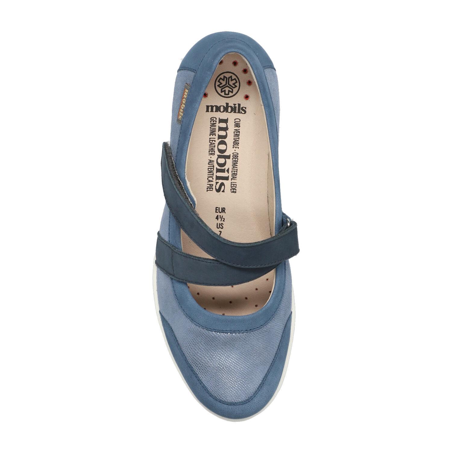 Ballerines femme modèle Cintia Bleu jean - Mephisto